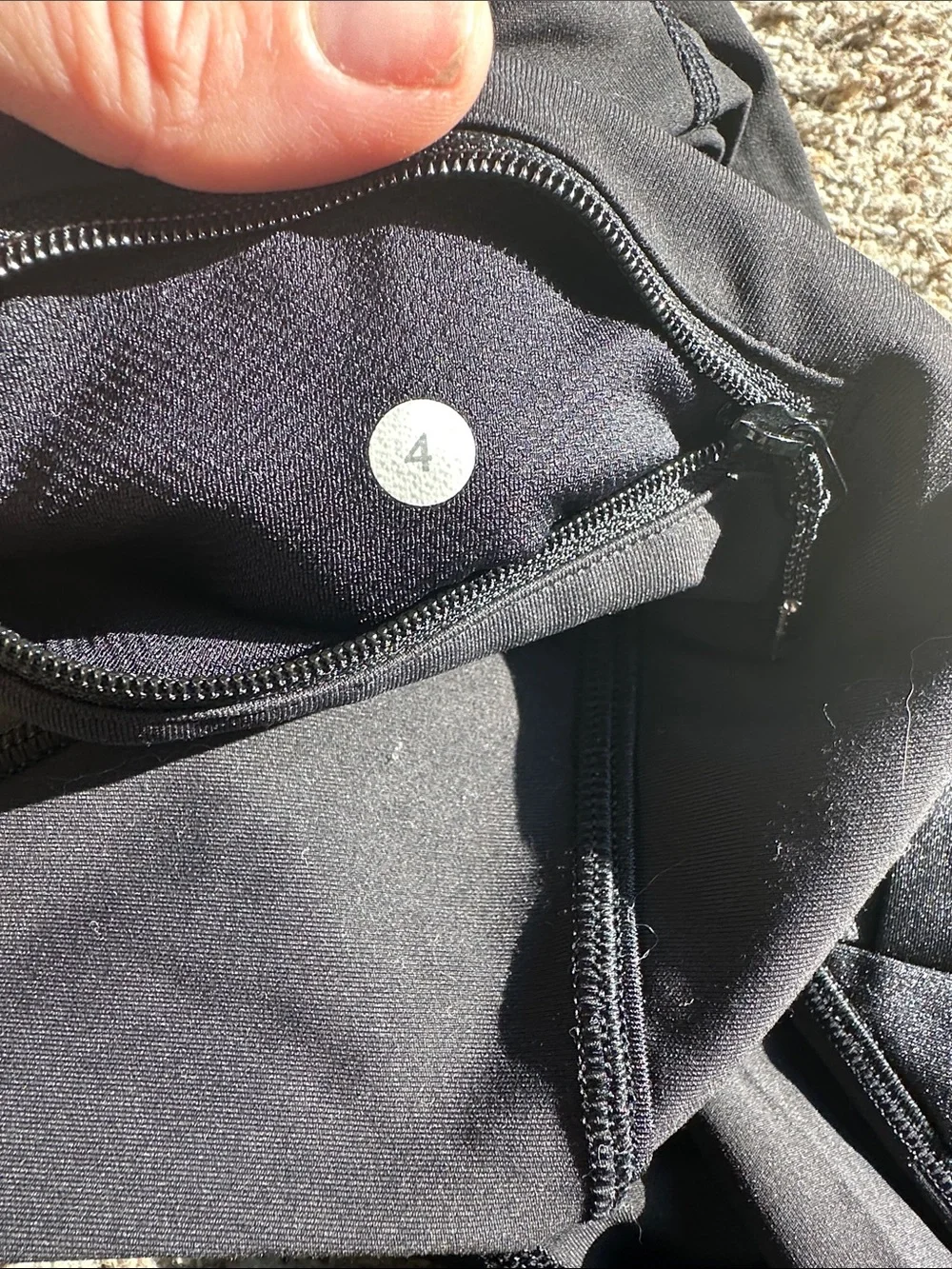 lululemon athletica Black Leggings with Side Lattice Detail - Picture 3 of 4